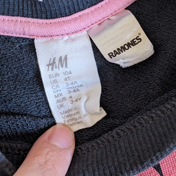 Toddler Ramones Band Sweatshirt - Picture 4 of 4